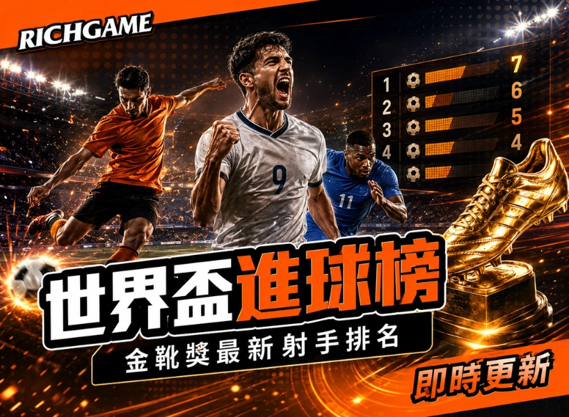 2026世界盃進球榜:金靴獎最新射手排名(即時更新)